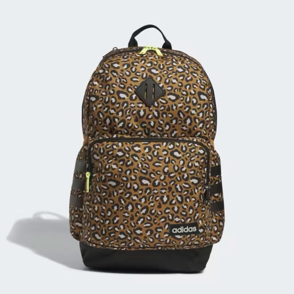 Adidas Cheetah Pattern Backpack - Brown and Black